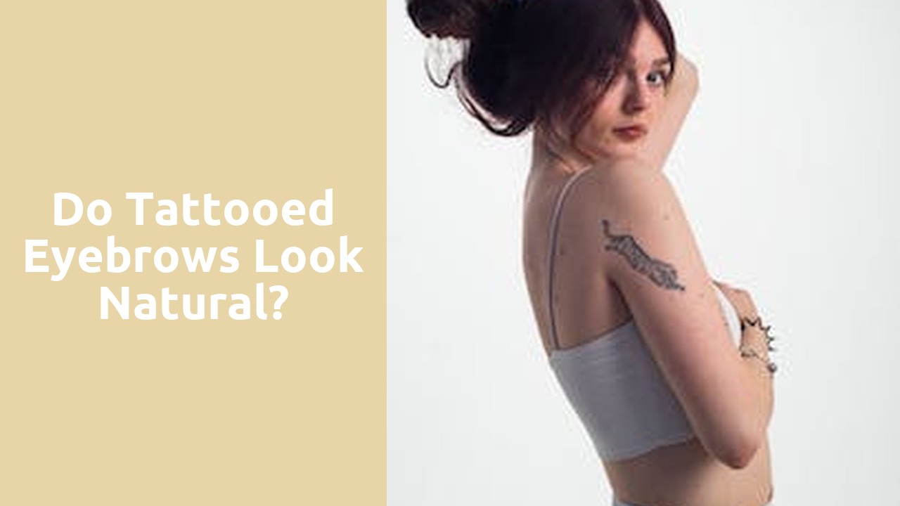 Do tattooed eyebrows look natural?