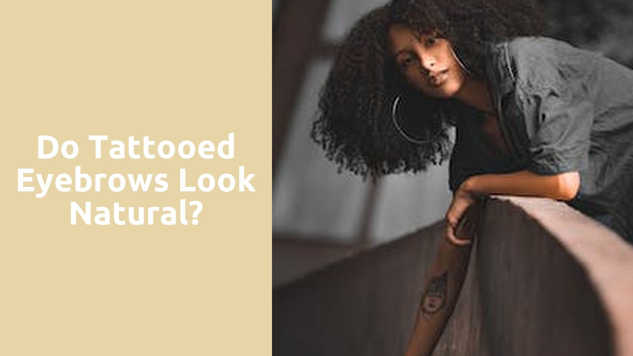 Do tattooed eyebrows look natural?