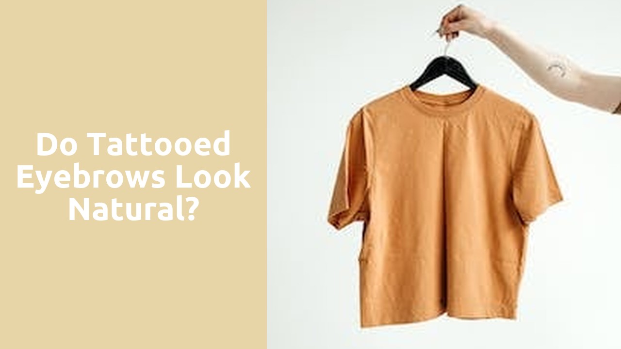 Do tattooed eyebrows look natural?