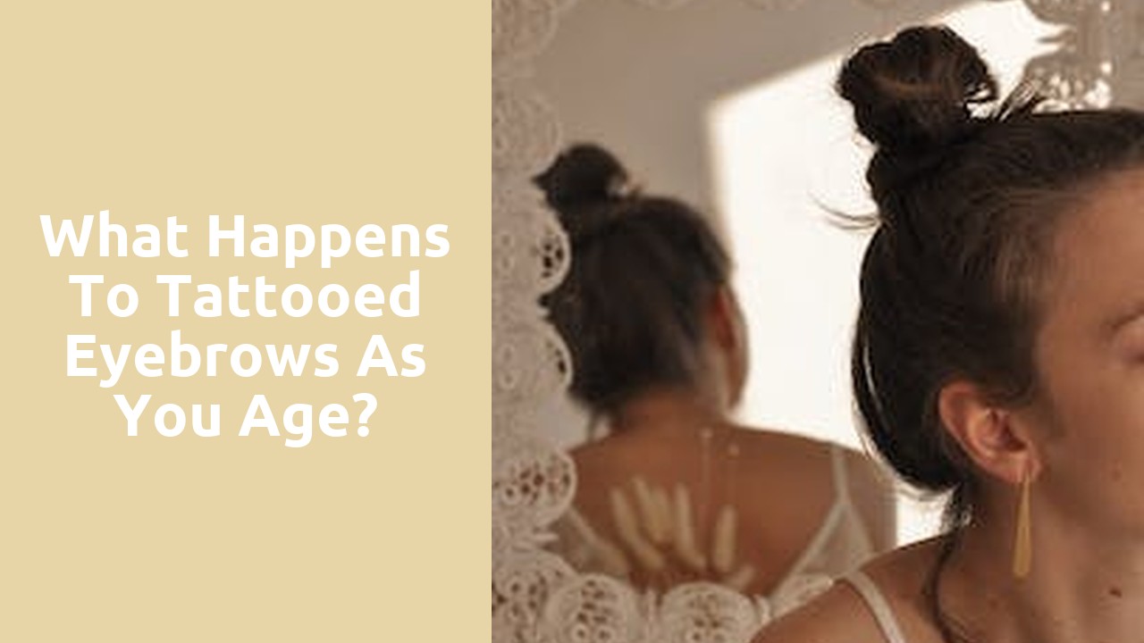 What happens to tattooed eyebrows as you age?